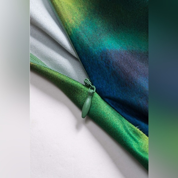 Multicolor Women's Pencil Skirt - Picture 4 of 7